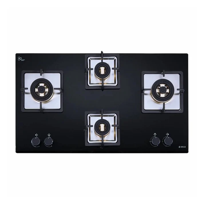 Elica 90 cm 4 Burner Hob Direct Flame Series IND FLEXI FB 491 DX DFS