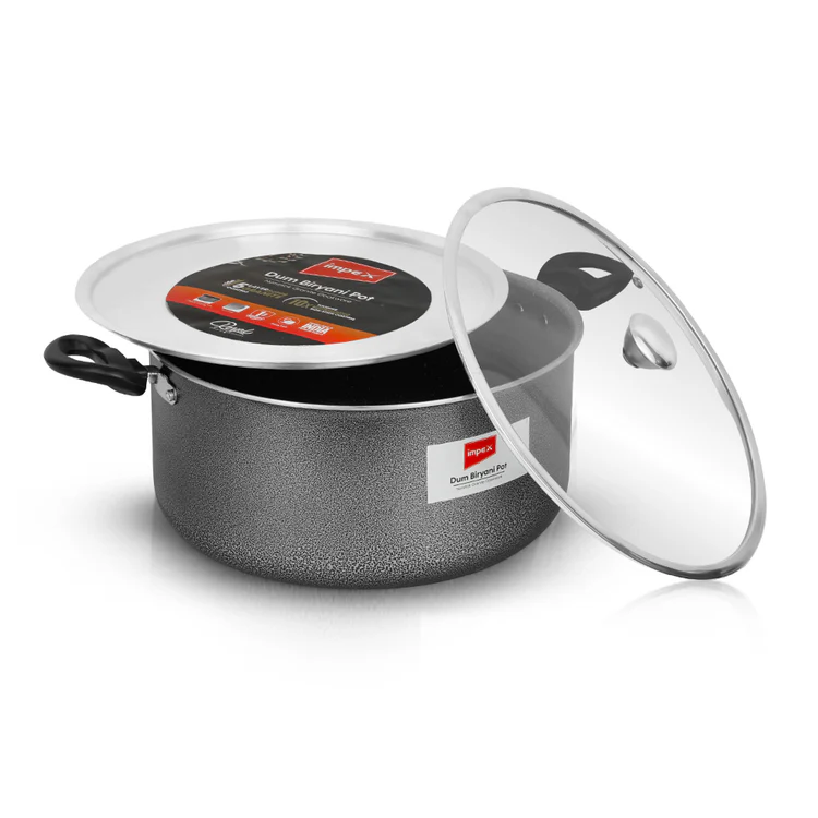 Impex RDBP10 - 10L, Dum Biryani Pot, Aluminium