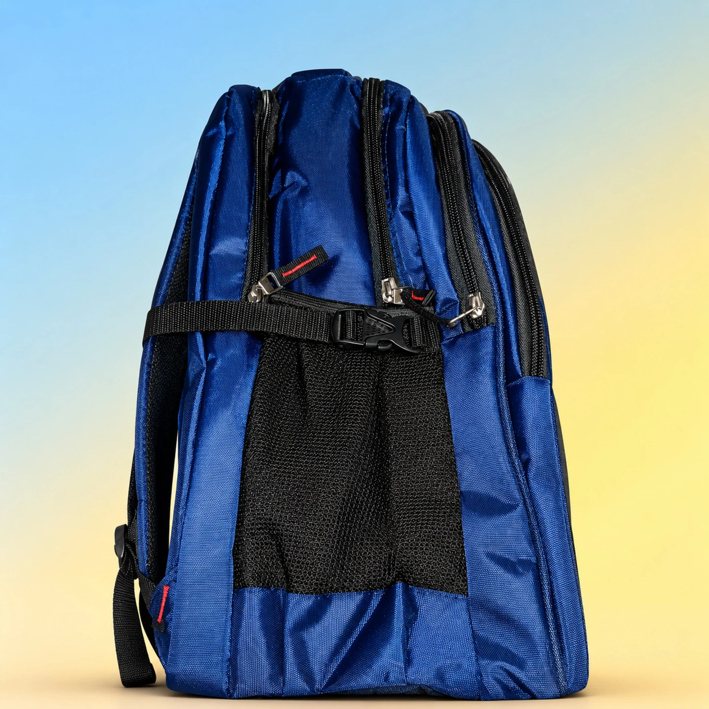 Isha Large 50 L Laptop Backpack Premium Quality Durable Black Backpack with Modern Look and Spacious Storage (Blue) - Detail View