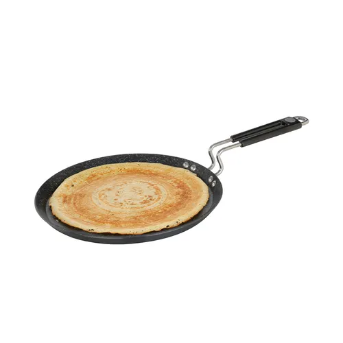 Prestige Durastone Hard Anodised 6 Layer Non-Stick Omni Tawa, 27 cm (Black)