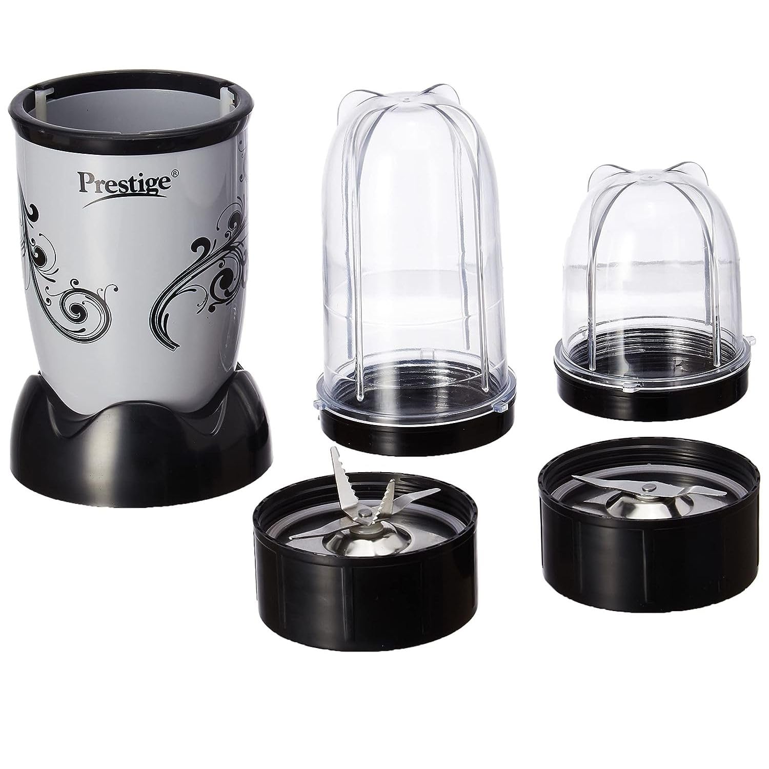 Prestige 350 Watts Express PEX 3.0 Mixer Grinder with 2 Jars| Compact Design| Multipurpose Jars| Overload Protection| Extra Lids