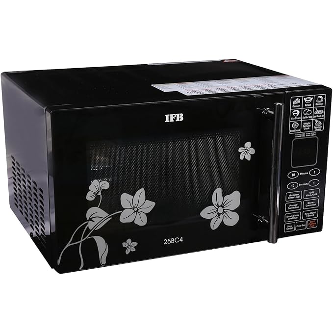IFB 25 L Convection Microwave Oven (25BC4, Black +Floral Design)