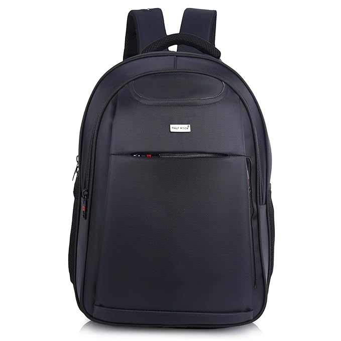 Half Moon Diamond 35L Laptop Bag Business Backpack for Men Women | Travel and Daily Use | Water Resistant 15.6" Laptop Bags for Women Office use | Office Bag for Man | Travel Bagpack Bag for Man