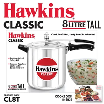 Hawkins Classic (Tall) 8 Litre (CL8T) - Alternate View