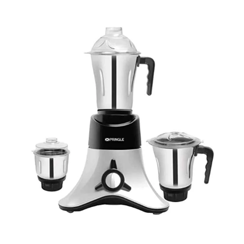 Pluto 750Watt Mixer Grinder with 3 Stainless Steel Leak-proof Jars, 3 speed & Pulse function - Detail View